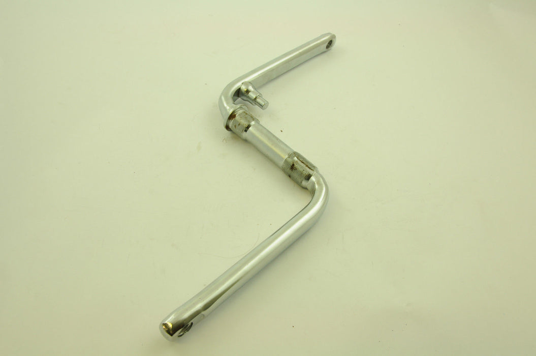 OLD SCHOOL BMX ONE PIECE CRANK 170mm OPC,RALEIGH BURNER, CHROME MADE IN 80’s