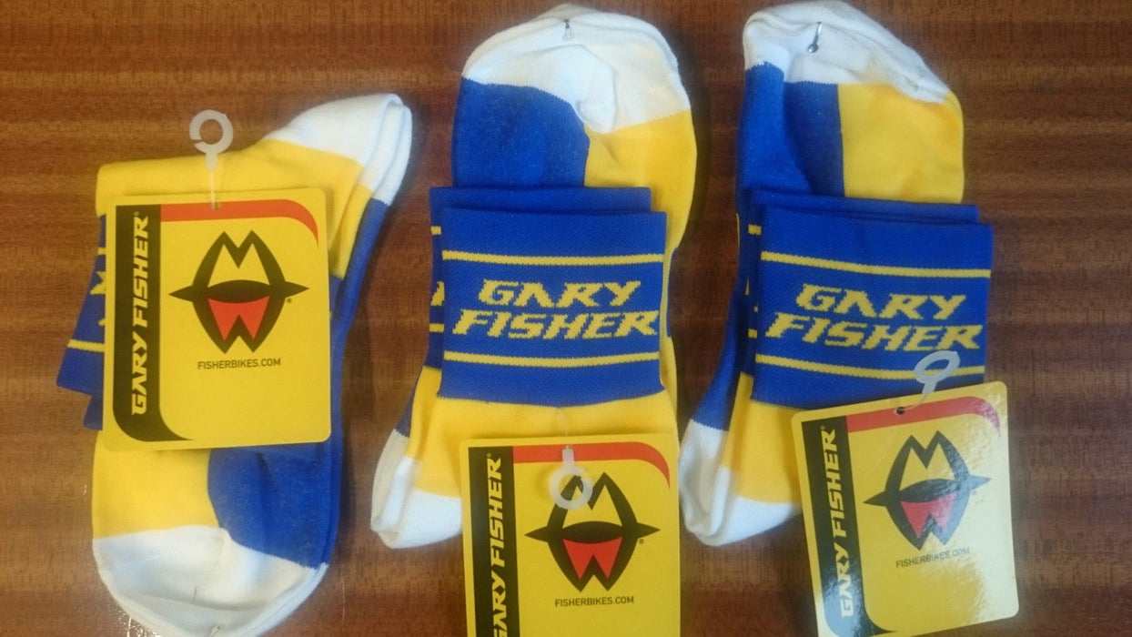 MEDIUM GARY FISHER SUBARU RACE TEAM ISSUE CYCLING SOCKS VINTAGE ONLY THESE 3 PAIR