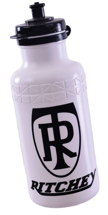 “RITCHEY” MTB-ANY BIKE WHITE PLASTIC CYCLING WATER BOTTLE WITH FLIP LID  50% OFF