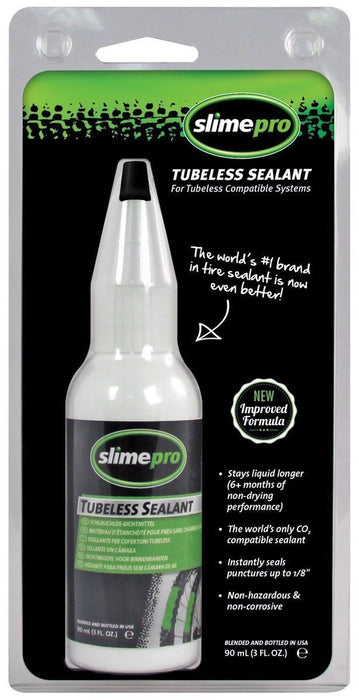 TWO BOTTLES OF SLIME PRO TUBELESS PUNCTURE PROOF SEALANT TUBES- TUBLESS 3oz-90ml