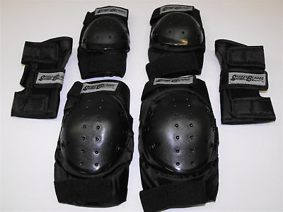 KNEEPAD & ELBOW PAD AND WRIST GUARD SET STREET BLADES SCOOTERS BIKES BMX IDEAL GIFT