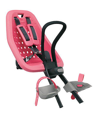 YEPP MINI PINK FRONT MOUNT BIKE CHILD SEAT FOR AHEAD STEM CYCLES 45% OFF + STAND
