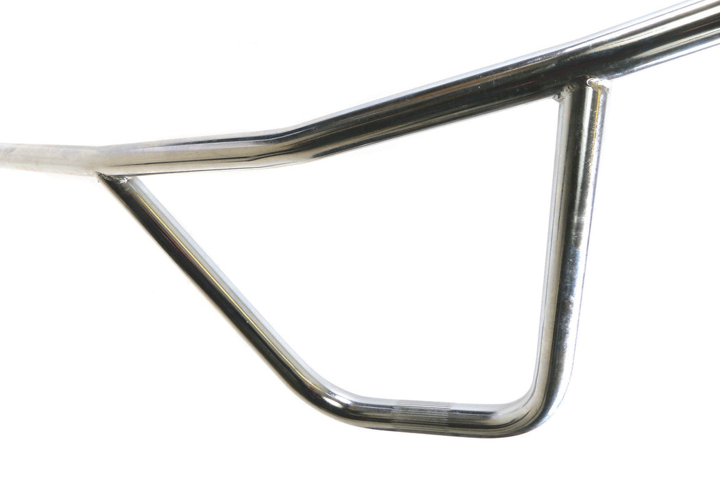 CW TYPE OLD SCHOOL BMX HANDLEBARS CHROME EXTRA WIDE 700mm (27 1-2”) 240mm RISE