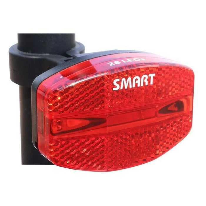 Top Brand Smart TL261R Red Bike Light 28 Led Bright Safety Chip On-Off 55% Off RRP