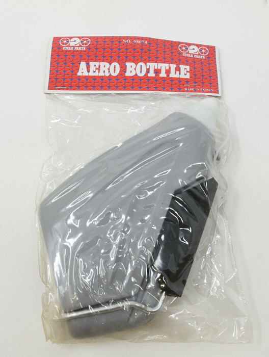 1980’s SHIMANO STYLE AERO WATER BOTTLE & CAGE 70’s,80's90’s & MODERN RACERS GREY