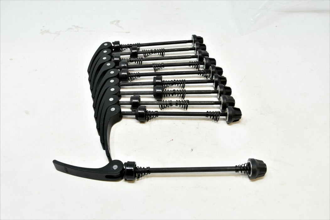 WHOLESALE JOB LOT 10 BLACK FRONT QUICK RELEASE BIKE AXLE SKEWERS 130MM FOR 108MM