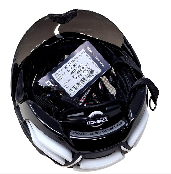 CASCO Speed Air Medium 54-59cm Road Bike Helmet Matt Black & White - Ex Display