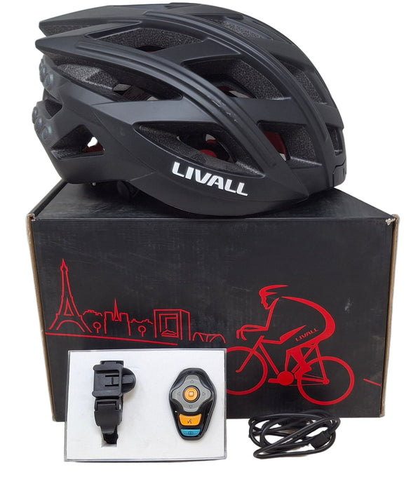 Livall BH60 Bluetooth Enabled Smart Helmet - 55-61cm Black - Ex Display