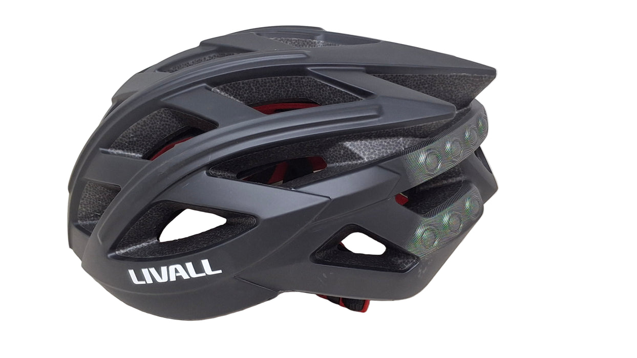 Livall BH60 Bluetooth Enabled Smart Helmet - 55-61cm Black - Ex Display