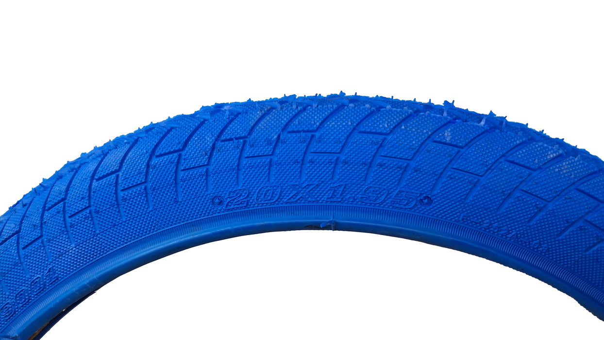 20 x1.95 (47-406) BLUE BMX FREESTYLE TYRES THAT ALSO SUIT 20x1.75 & 20x2.125