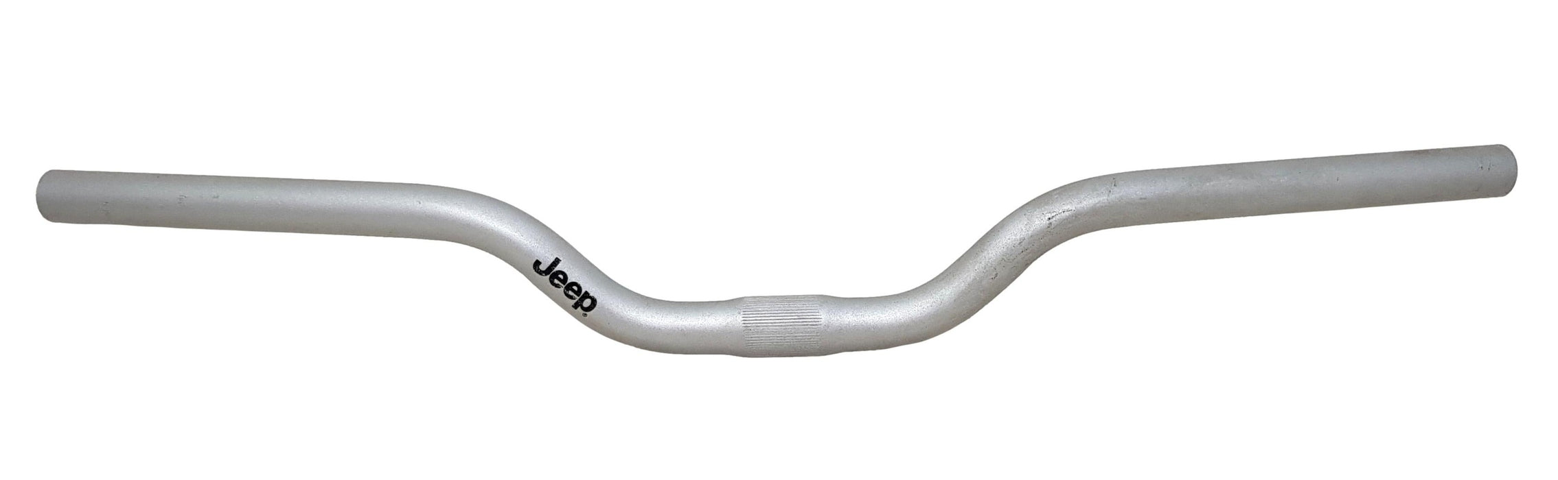 JEEP SEMI-RISE MTB,TREKKING BIKE RISER HANDLEBARS MATT SILVER 600mm 50mm RISE NEW