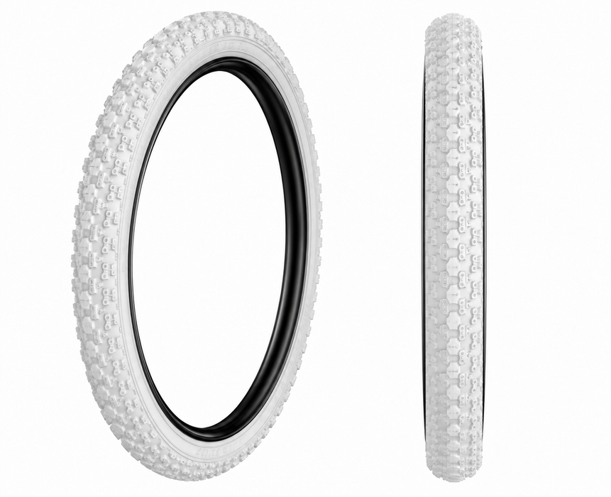 16" White Comp 3 Style 16 x 1.75 (47-305) BMX Bike / Mini Burner - Tyre / Tubes