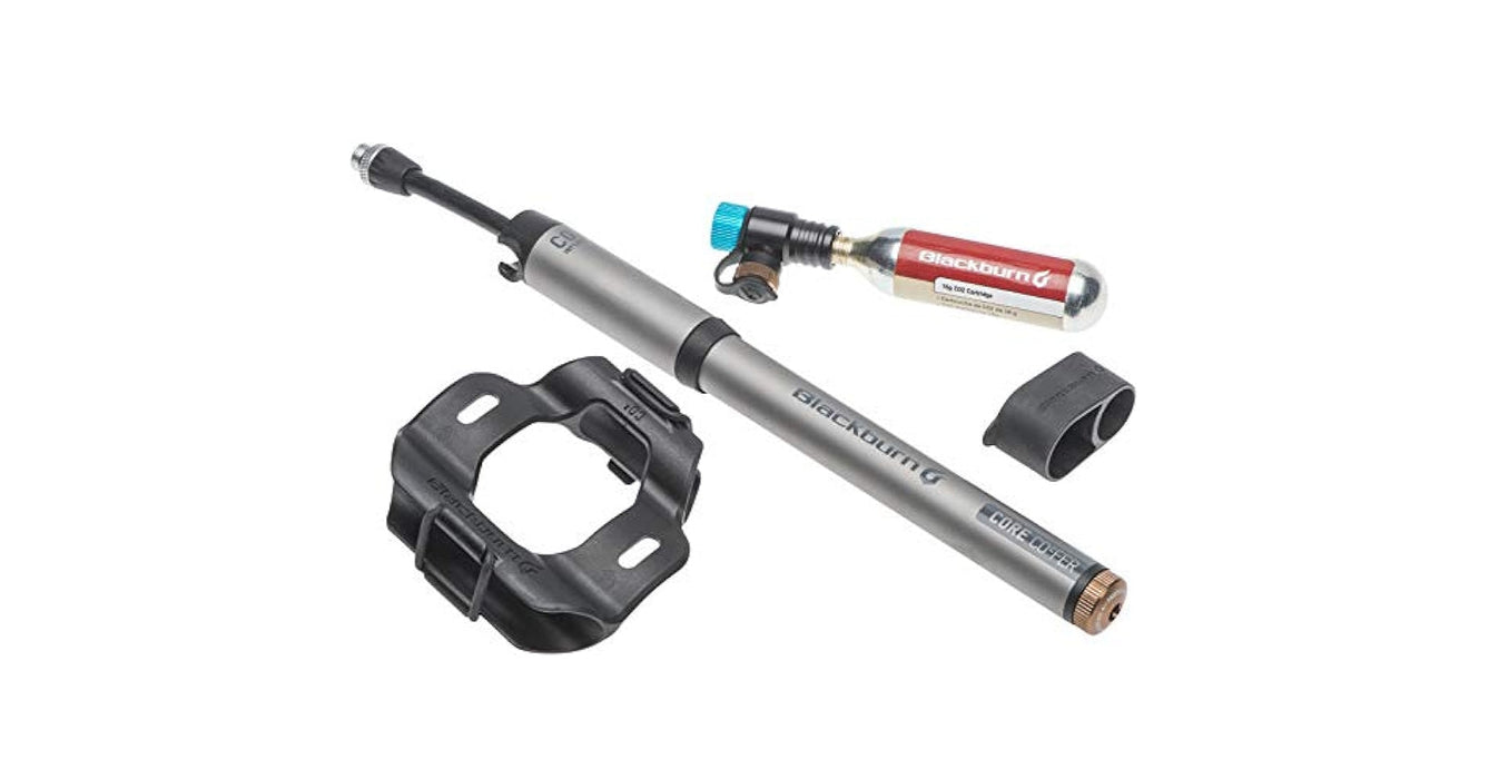 Blackburn Core CO2’Fer Bike Mini-Pump Presta Valve + Holder