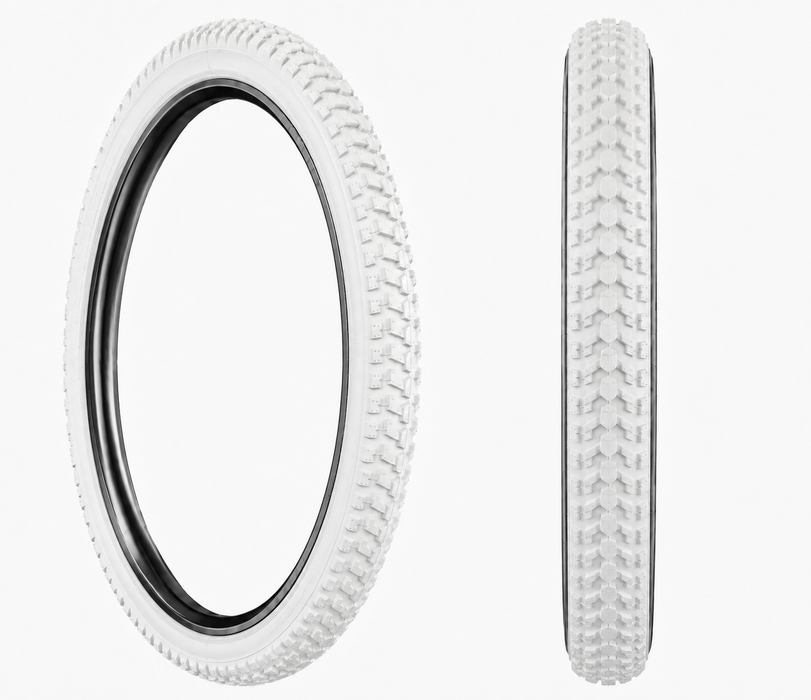 20 x 2.125 (57 - 406) Snakebelly White BMX 20" Bike Tyre Choose Tyres Or Tubes