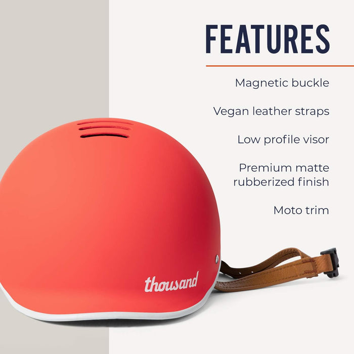 Thousand Heritage Collection Adult Bike Helmet Original Low Profile Re