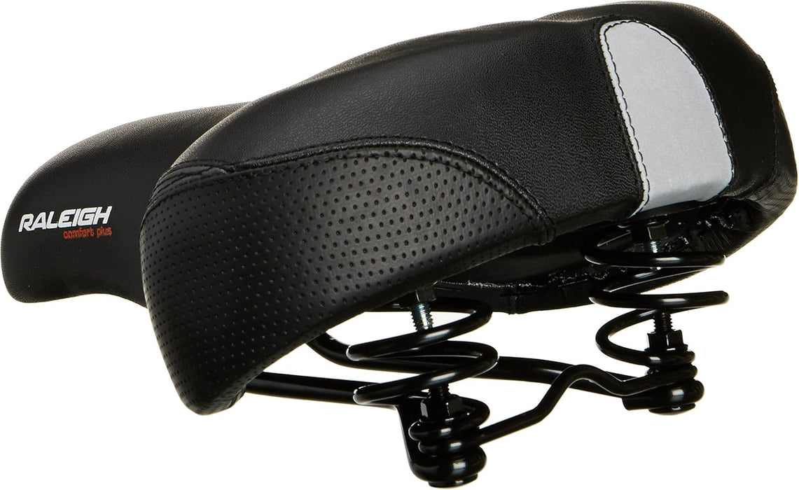 Raleigh AVR631 - Gel Spung Ergonomic Saddle For Bicycles In Black