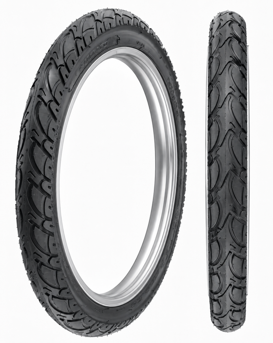 18 x 2.50 (64 - 355) Heavy Duty Electric Bike Black Scooter Tyres E-50 Rated
