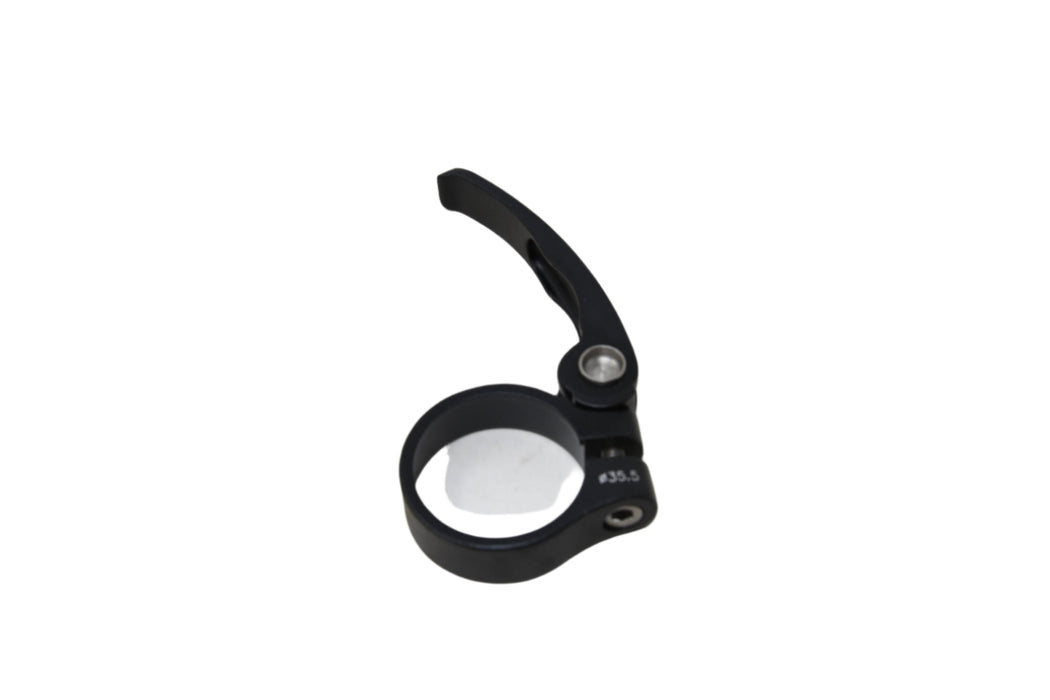 CANYON MTB 35.5mm SEAT CLAMP WITH QR QUICK RELEASE BOLT LIGHT WEIGHT BLACK