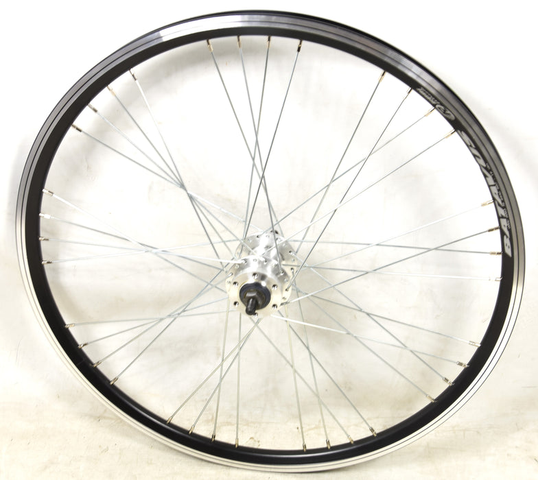 24” 507 - 19 JUNIOR MTB DISC HUB BIKE REAR WHEEL SCREW ON FREEWHEEL TYPE HUB BLACK 9 x 4 RIM