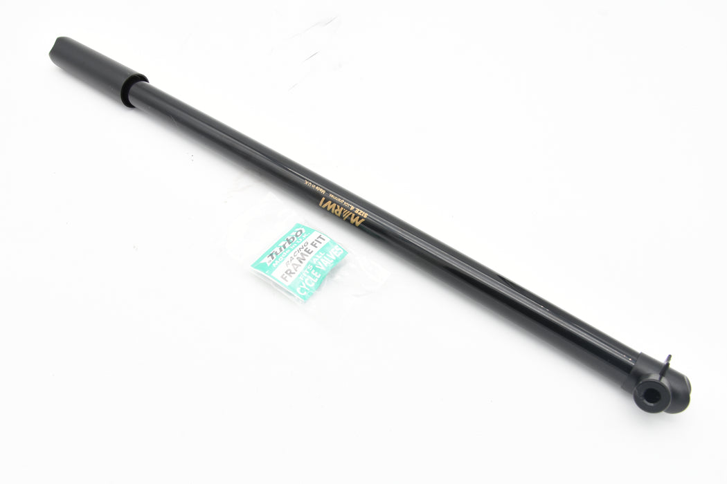 MARWI SIZE 4 20"- 22" FRAME MOUNT BIKE PUMP NEW ALL VALVE TYPES BLACK