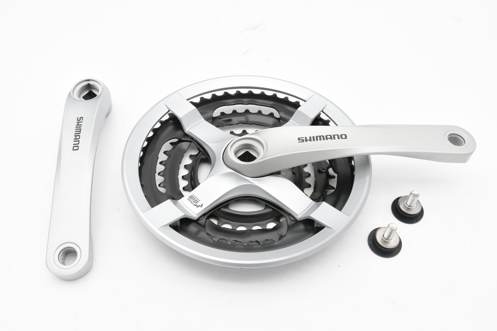 Pédalier VTT Shimano FC-TY501-S 48/38/28T - Longueur 170mm - 6/7/8 Vitesses - Neuf Avec Galet