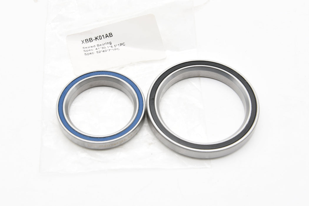 IS41/IS52 Internal Sealed Bike Frame Headset Bearing Kit 41mm Upper 52mm Lower
