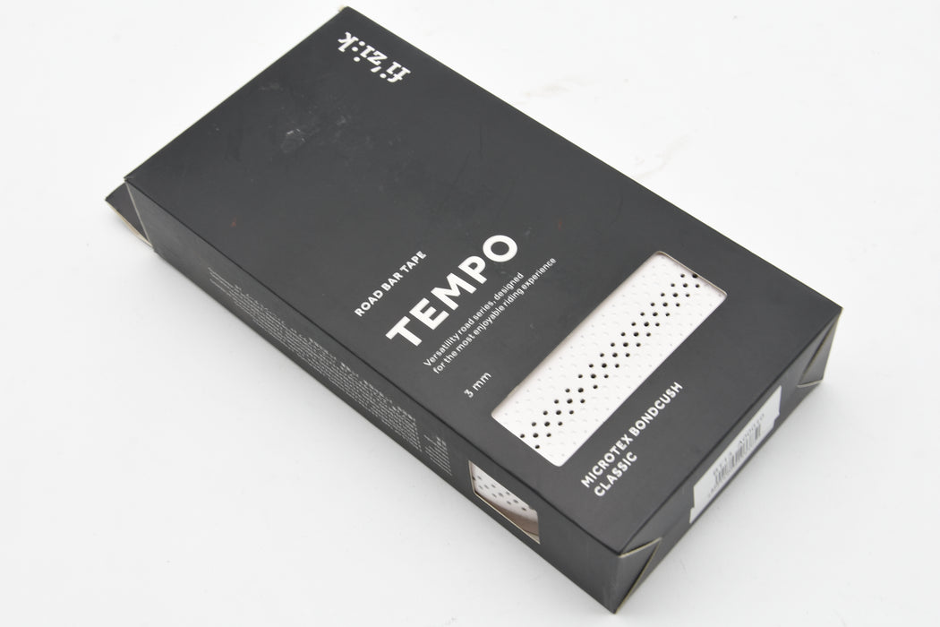 Fizik Tempo Microtex Bondcush Classic 3mm thick Bike Handlebar Bar Tape White