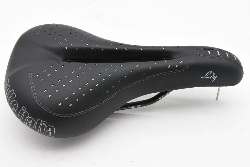 Selle Italia Flow Ladies Bike Saddle Black 260mm x 160mm Ergo Comfort Black
