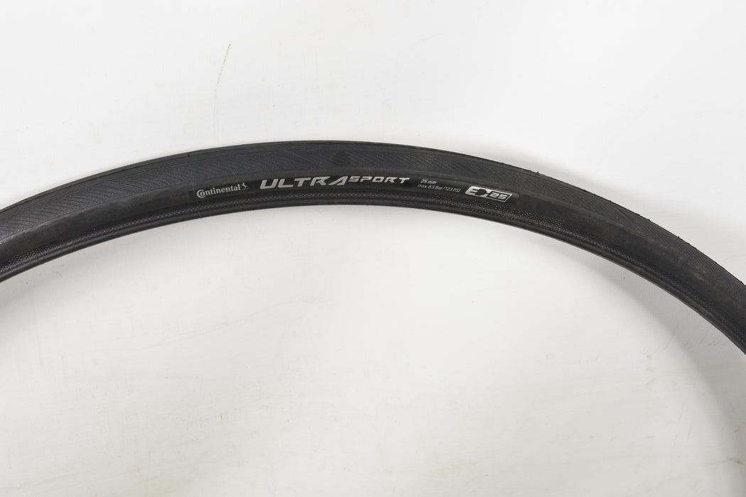 PAIR (2) CONTINENTAL ULTRA SPORT 700 x 25c CLINCHER ROAD BIKE TYRE (WIRED) E-BIKE E25