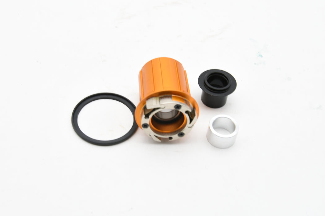 RSP Shimano 9 10 Speed MTB Freehub Body For 150P Chosen Hub Gold colour 142mm 148mm 3 pawl