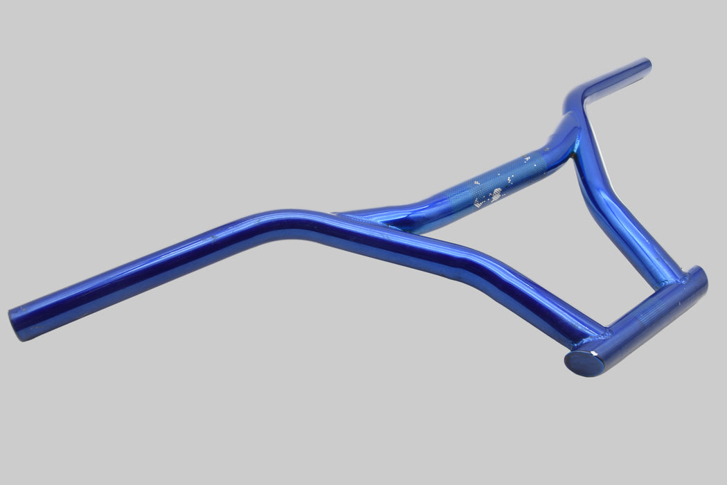 680MM BLUE BMX FREESTYLER HANDLEBARS WILL SUIT MODERN OR OLD SCHOOL BMX BICYCLES SCRATCHED MARKED