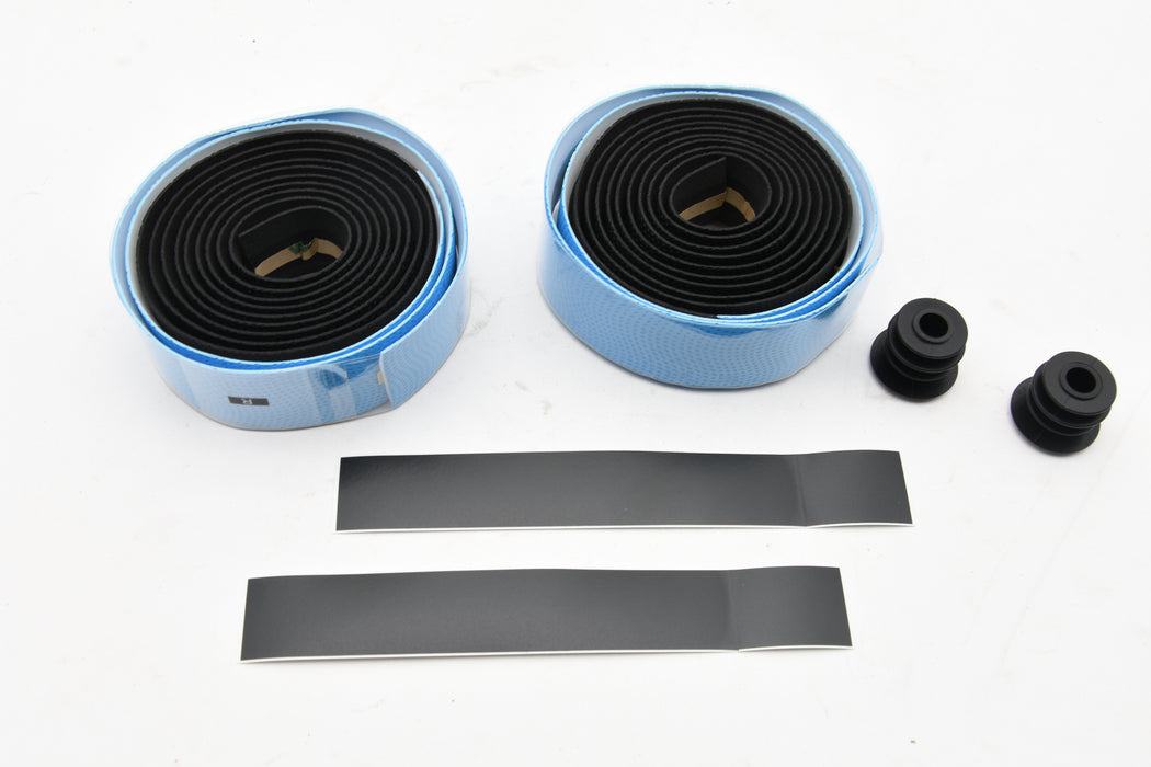 Level (Ribble) Two-Tone Road Bike Handlebar Bar Tape Black and Blue Comfort Non-Slip