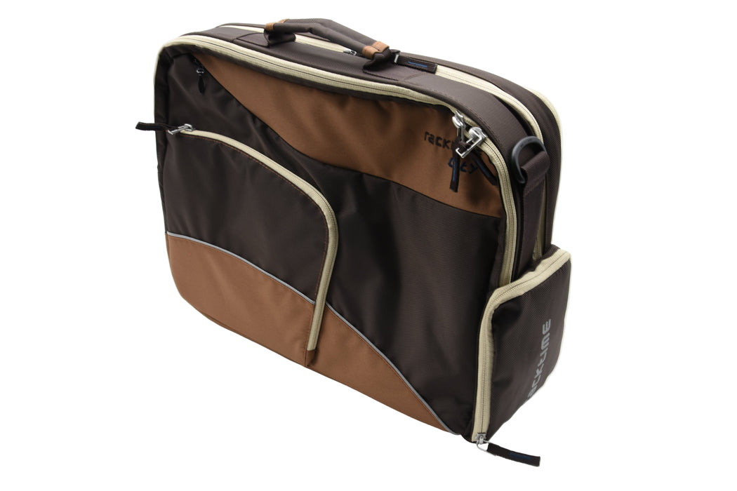 Racktime Workit Classic Commuter City bike Rear Pannier Rack Bag Brown