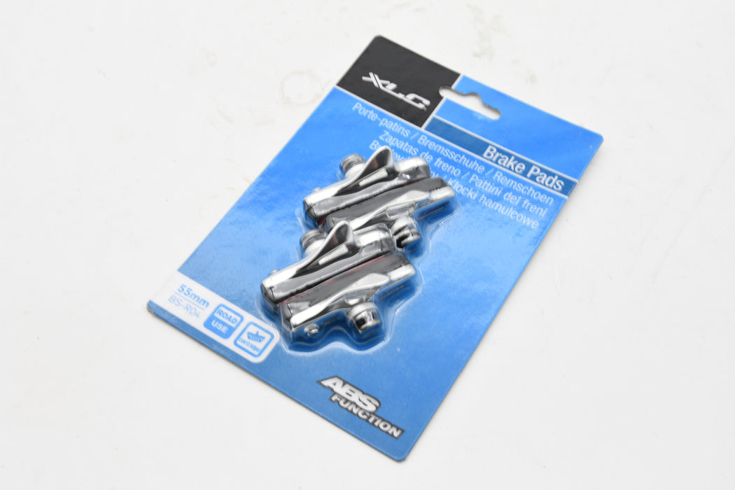 2 Pairs Of XLC Alloy Road Bike Cartridge BS-R04 Caliper Brake Blocks Pads 55mm