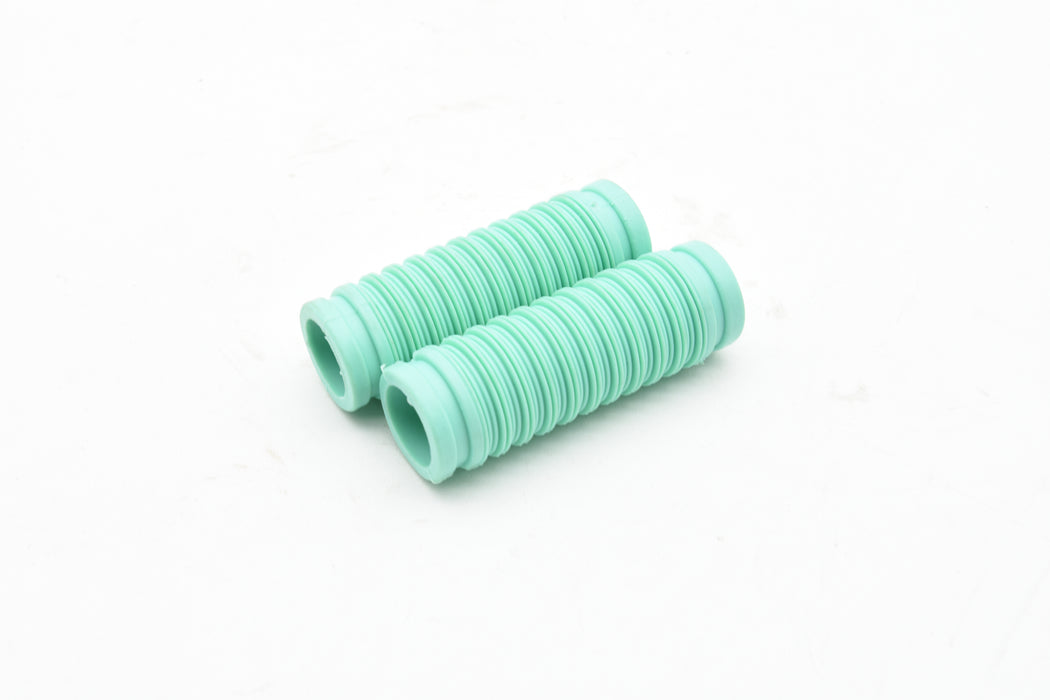 Raleigh Kids Bike Handlebar Ribbed Pattern Grips Mint Green 90mm