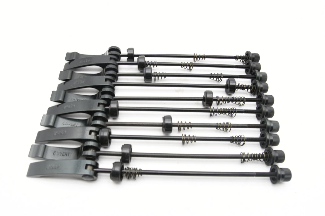 WHOLESALE JOB LOT 10 BLACK REAR QUICK RELEASE BIKE SKEWERS 166mm FOR 135mm AXLE