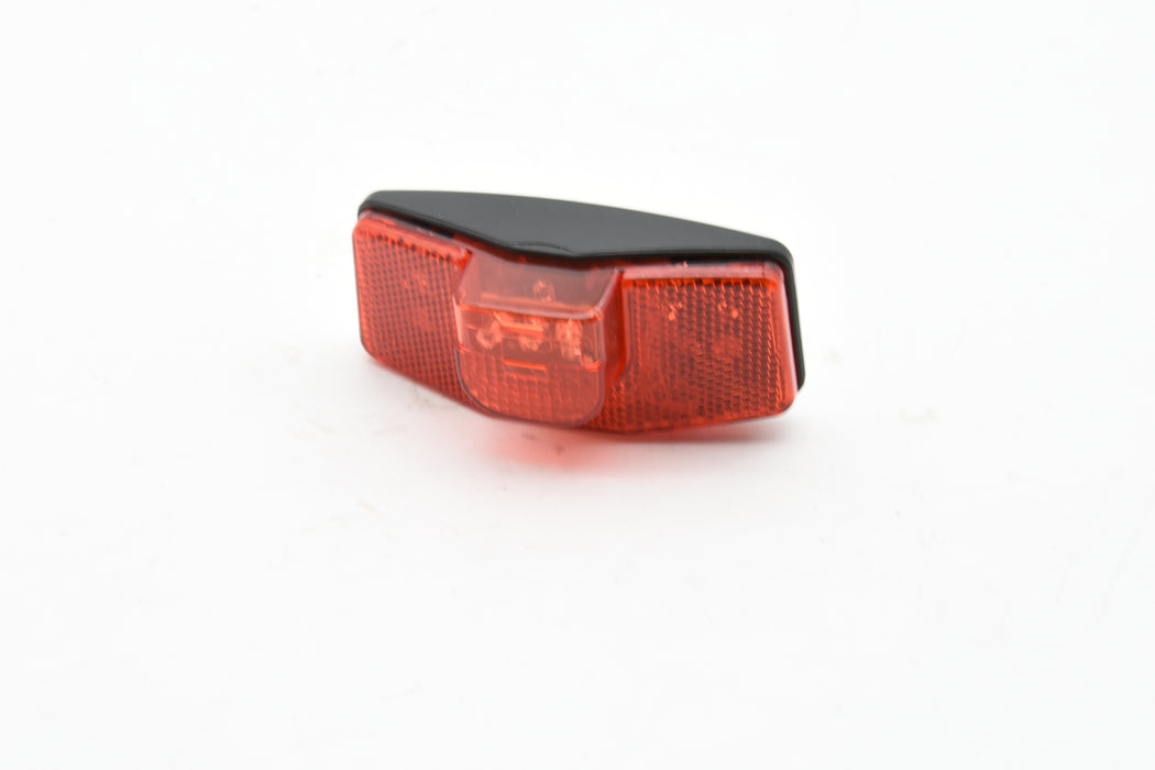 Battery Operated 4 LED Bike Rear Carrier Light & Reflector 80mm Spacing