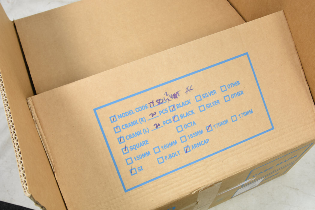 Wholesale Job Lot Box of 20 TWENTY x Shimano Tourney FC-TY501 Double Chainwheel Chainset  46/30 170mm Square Taper