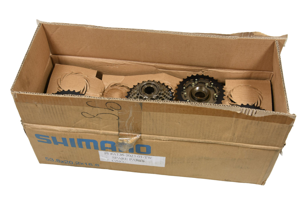 Wholesale Job Lot 40 - Shimano 7 Speed MF-TZ500-7 14 - 28T Screw On MTB Bicycle Freewheel