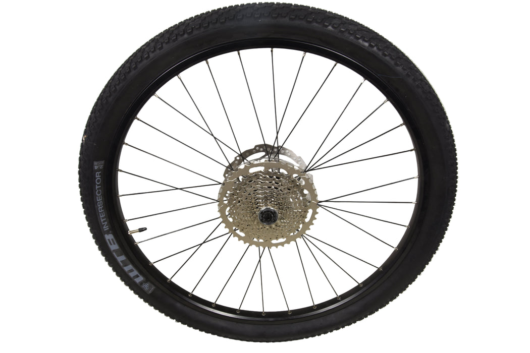 27.5" 650B Centre Lock 180mm Disc Rear Wheel Deore M4100 10 speed Complete With tyre + Tube