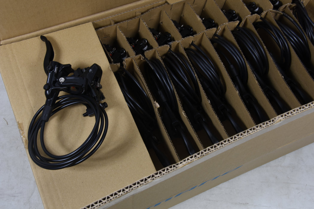 Wholesale Job Lot Box of 25 TWENTY FIVE x Shimano Deore BR-MT410  Right Brake Lever/ BL-M4100 Disc Brake 1700mm Hose (Euro Rear)