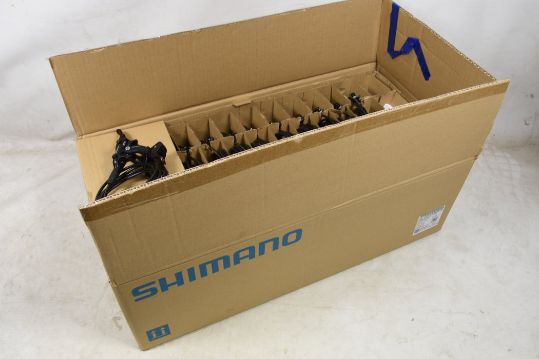 Wholesale Job Lot Box of 25 TWENTY FIVE x Shimano Deore BR-MT410  Right Brake Lever/ BL-M4100 Disc Brake 1700mm Hose (Euro Rear)