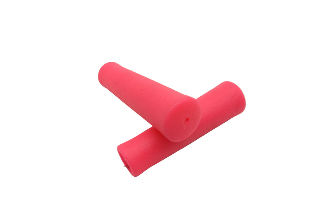 TRENDY BRIGHT PINK HANDLEBAR GRIPS 130mm IDEAL MTB FIXIES & MOST BIKES)