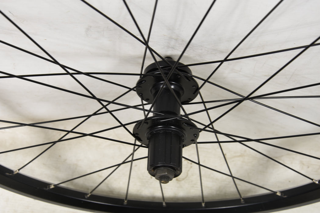 24” MTB 8-9  10 CASSETTE DISC HUB BIKE WHEELS DOUBLE WALL RIMS BLACK 507 - 19