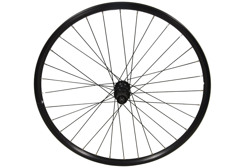 PAIR 26" 559 - 19 CENTRE LOCK DISC WHEELS SHIMANO FH-RM35 HB-TX505 8/9/10 SPEED BLACK RIM (Copy)