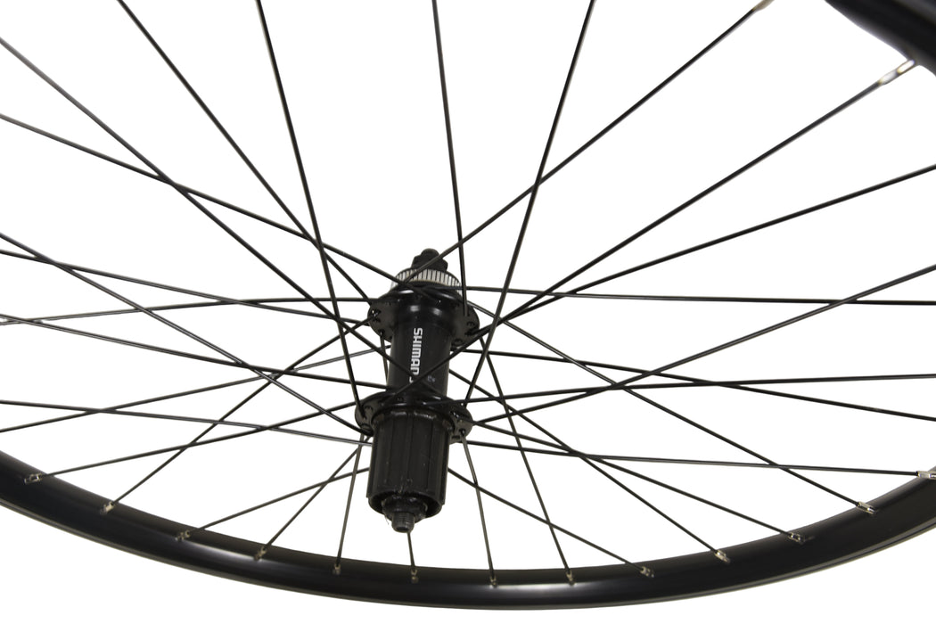 PAIR 26" 559 - 19 CENTRE LOCK DISC WHEELS SHIMANO FH-RM35 HB-TX505 8/9/10 SPEED BLACK RIM (Copy)