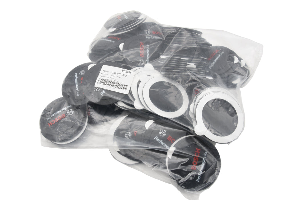Wholesale Job Lot 100 (Hundred) Bosch Performance Line E-Bike Motor Cover Badge - 70mm Diameter - 451972