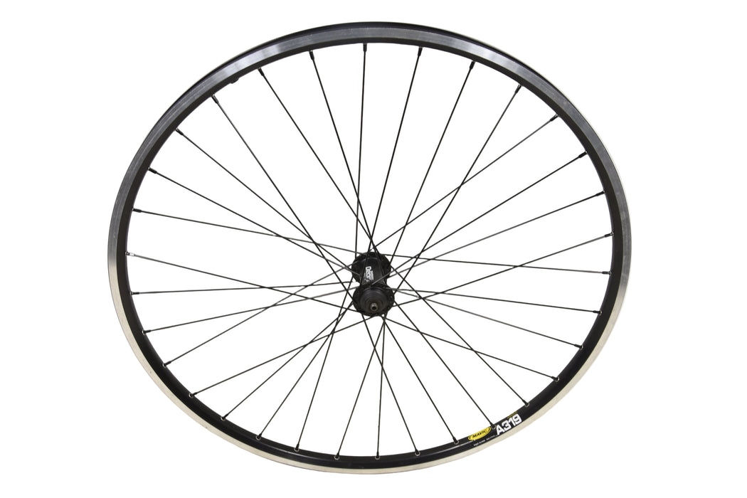 Front Wheel 700c 28” 622 x 19c Hybrid Trekking Bike Mavic A319 Rim Shimano Deore HB-M510 Hub Black