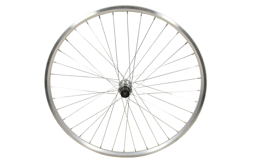 Rear Wheel 700c 622 X 17c Hybrid Trekking Bike Shimano FH-MC18 8/9/10 Speed Hub Silver