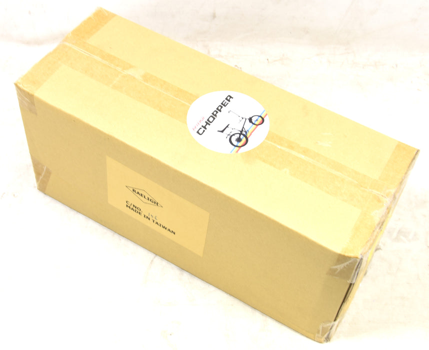 BRAND NEW GENUINE RALEIGH CHOPPER SADDLE WITH SEAT POST PERFECT FOR MK2 BIKE REDUCED PRICE